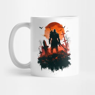 Monster Slayer and the Blood Moon - Witcher Mug